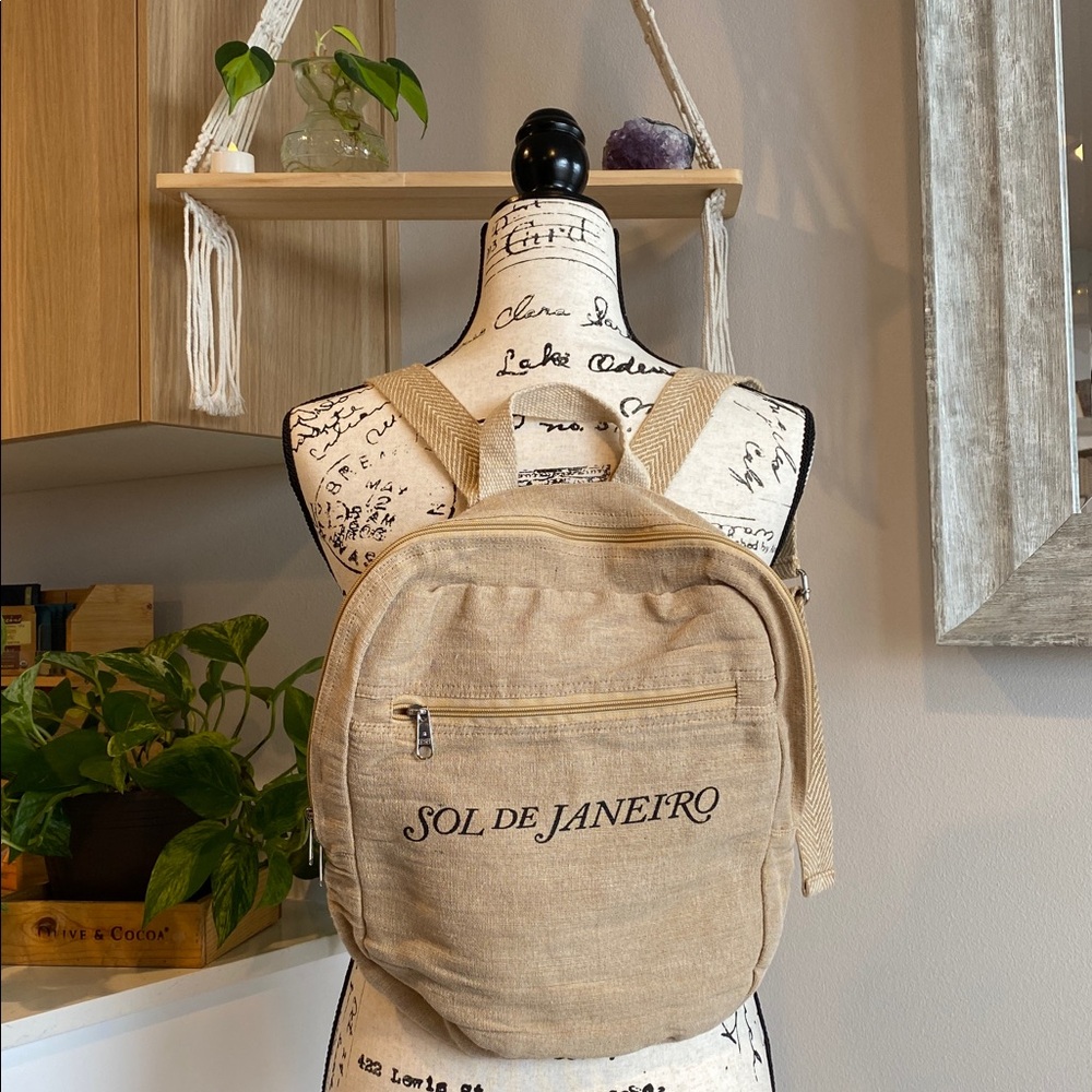 Sol de Janeiro Beige Backpack